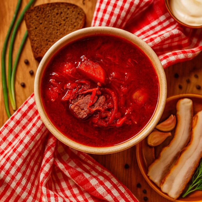 Borschtsch mit Rindfleisch